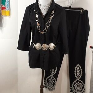 Bogari black blouse XL